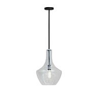 Fusion 1-Light Pendant in Black