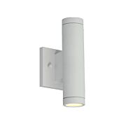 Portico Outdoor Wall Sconce in White