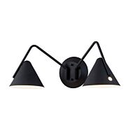 Zag Wall Sconce in Black