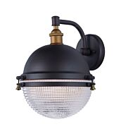 Maxim Portside Outdoor Wall Light in Oil Rubbed Bronze and Antique Brass