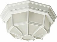 Crown Hill Two Light Outdoor Ceiling Mount in White by Maxim