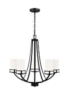 Five Light Chandelier by Generation Lighting.