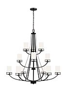 12 Light Chandelier by Generation Lighting.