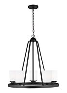 Five Light Chandelier by Generation Lighting.