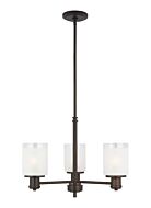 Norwood 3-Light Chandelier in Bronze / Dark