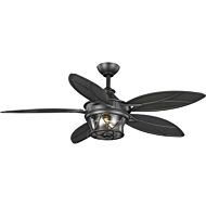 Alfresco 2-Light 54" Outdoor Ceiling Fan in Blistered Iron