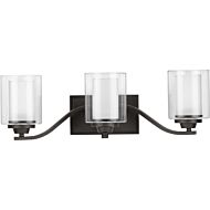 Kene 3-Light Bathroom Vanity Light in Graphite