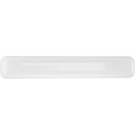 LED Linear Bathroom Vanity Light 1-Light LED Linear Bath in Opal White