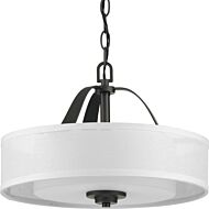 Kene 2-Light Semi-Flush Convertible in Graphite