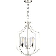 Lassiter 3-Light Foyer Pendant in Brushed Nickel