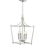 Parkhurst 4-Light Foyer Pendant in Brushed Nickel