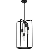 Bonn 4-Light Pendant in Black