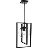 Atwell 1-Light Pendant in Black