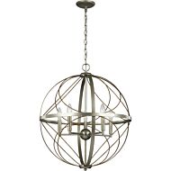 Brandywine 5-Light Pendant in Silver Ridge