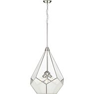 Cinq 3-Light Pendant in Brushed Nickel