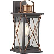 Barlowe 1-Light Wall Lantern in Antique Bronze