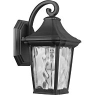 Marquette 1-Light Wall Lantern in Black