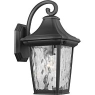 Marquette 1-Light Wall Lantern in Black