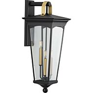 Chatsworth 3-Light Wall Lantern in Black