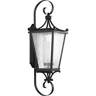 Cadence 1-Light Wall Lantern in Black