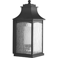 Maison 1-Light Wall Lantern in Black