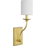 Bonita 1-Light Wall Sconce in Satin Brass