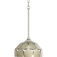 Point Dume-Yerba 1-Light Pendant in Silver Ridge