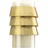 Point Dume-Sandbar 1-Light Wall Sconce in Brushed Brass