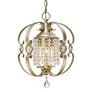 Three Light Mini Chandelier by Golden