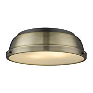 Two Light Flush Mount