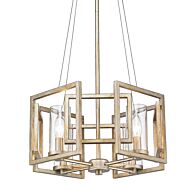 Four Light Pendant by Golden