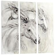 Cyan Design Galloping Wall Art in White