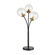 Boudreaux 3-Light LED Table Lamp in Matte Black