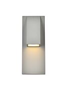 Raine LED Outdoor Wall Lamp in Silver