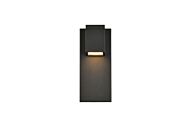 Raine LED Outdoor Wall Lamp in black