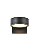 Raine LED Outdoor Wall Lamp in black