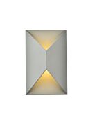 Raine LED Outdoor Wall Lamp in Silver