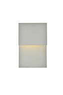 Raine LED Outdoor Wall Lamp in Silver