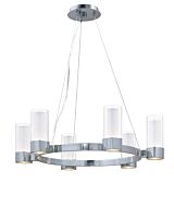 Silo 6-Light LED Chandelier in Polished Chrome