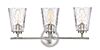 Westwood 3-Light Bathroom Vanity Light Bar Vanity in Polished Nickel