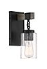 Fulton 1-Light Wall Sconce in Matte Black