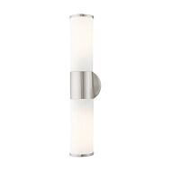 Lindale 2-Light Bathroom Vanity Light in Brushed Nickel