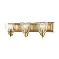 Birmingham 3-Light Bathroom Vanity Light in Antique Brass