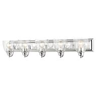 Birmingham 5-Light Bathroom Vanity Light in Polished Chrome