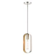 Ravena 1-Light Pendant in Brushed Nickel