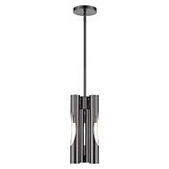 Acra 3-Light Chandelier in Black Chrome