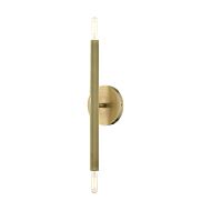 Monaco 2-Light Wall Sconce in Antique Brass