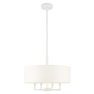 Meridian 4-Light Chandelier in White