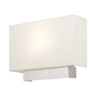 ADA Wall Sconces 1-Light Wall Sconce in Brushed Nickel