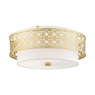 Calinda 4-Light Semi-Flush Mount in Soft Gold